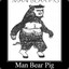 MAN BEAR PIG