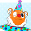 Choco the Tiger Clown x3