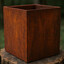 its warm, mottled patina