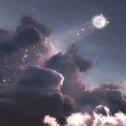 我是蓝紫色的夜晚李白