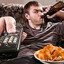 guy drinking beer