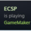 ECSP is playing GameMaker