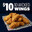 10 wicked wings $10