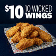 10 wicked wings $10