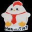 Hen with a tie, Hentie