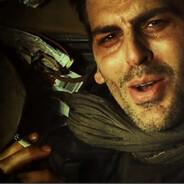 走在风中的金毛