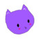 purple cat