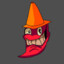 Zombie pepper in cone