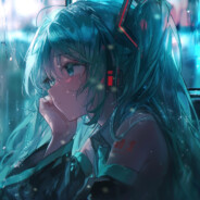 绿色头发的洛天依