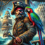 Pirate with a Parrot