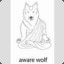 aware wolf