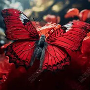 双颊闪动的蝴蝶