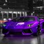 Purple Lamborghini