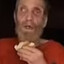 Homeless guy eating crack