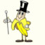 a Banana with a Top Hat