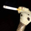 Cobra con cigarro