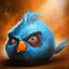 Blue Angry Bird