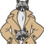Three Racoons in a Trenchcoat