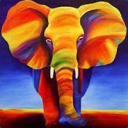 Радужный слоник