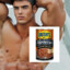 Hot men eating beans