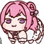 cute pink dog