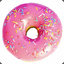 Pink Sprinkled Donut