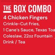 Raising Canes The Box Combo