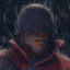 sad soldier