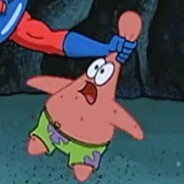 海绵宝宝在划水