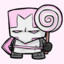 Pink Knight from Castle Crashers