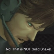 No! That is NOT Solid Snake!