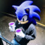 Sonic but he&#039;s drinking lean