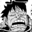 Disgusted Luffy
