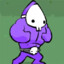 purple man