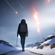 风雪中的流星
