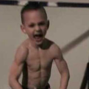 Muscular Little Boy