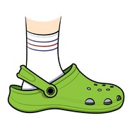 Crocs with Socks