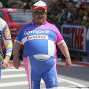 Biker Wearing Spandex