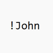 Not John