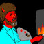 evil bob ross