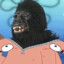 Gorilla in a Patrick Costume