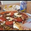 kladdig pizza med bearnaisesås