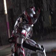 standing in the rain