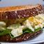 An egg salad sandwich