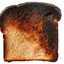 burnt bread