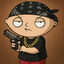 Stewie Griffin Gangster Mode