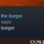 the burger