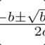 The Quadratic Formula