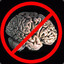 No brain