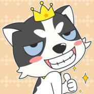 戴皇冠的哈士奇